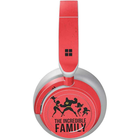 Disney The Incredibles Family Sillhouette Surface Headphones Skin